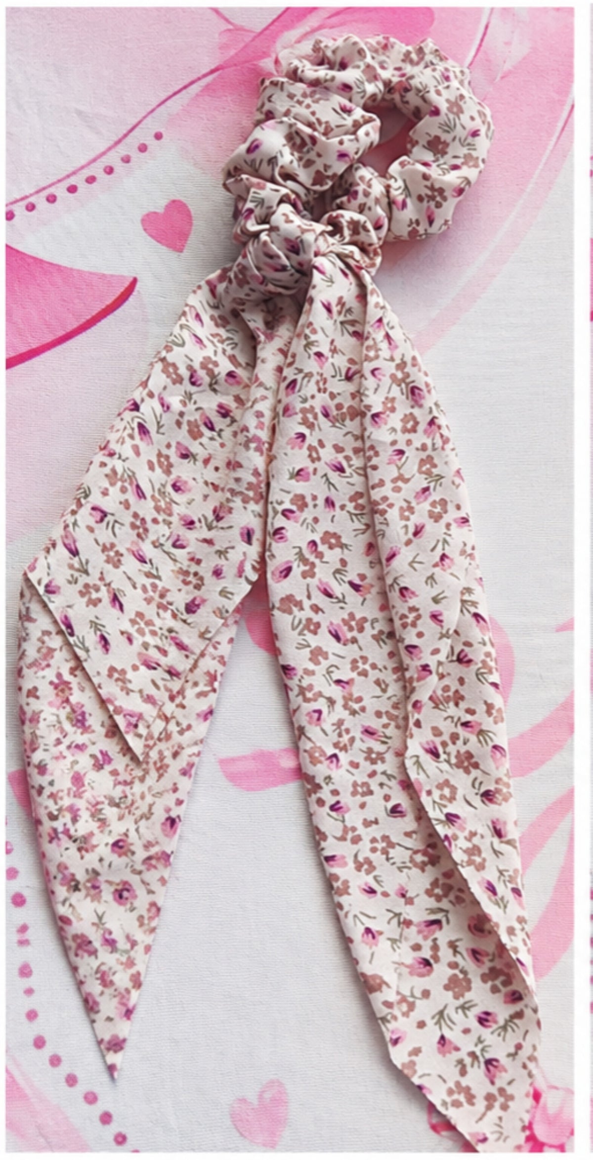 Wildflower Blush Tie Scrunchie πΈπ