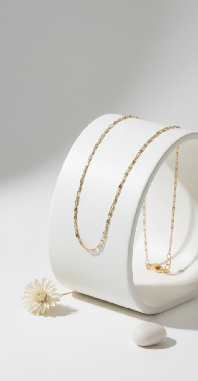 Gold-toned Anklets.