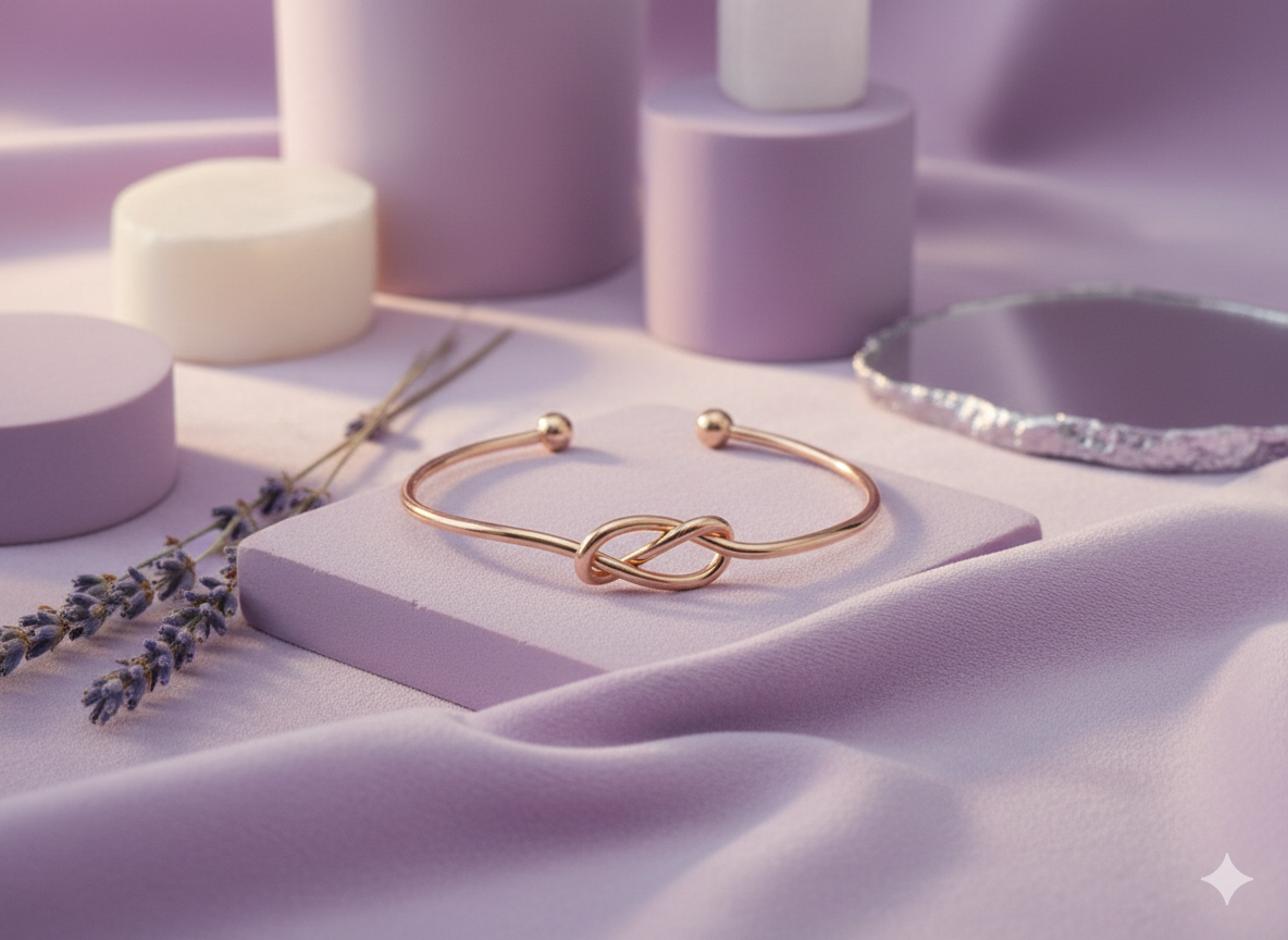 Gold-toned Bangles.