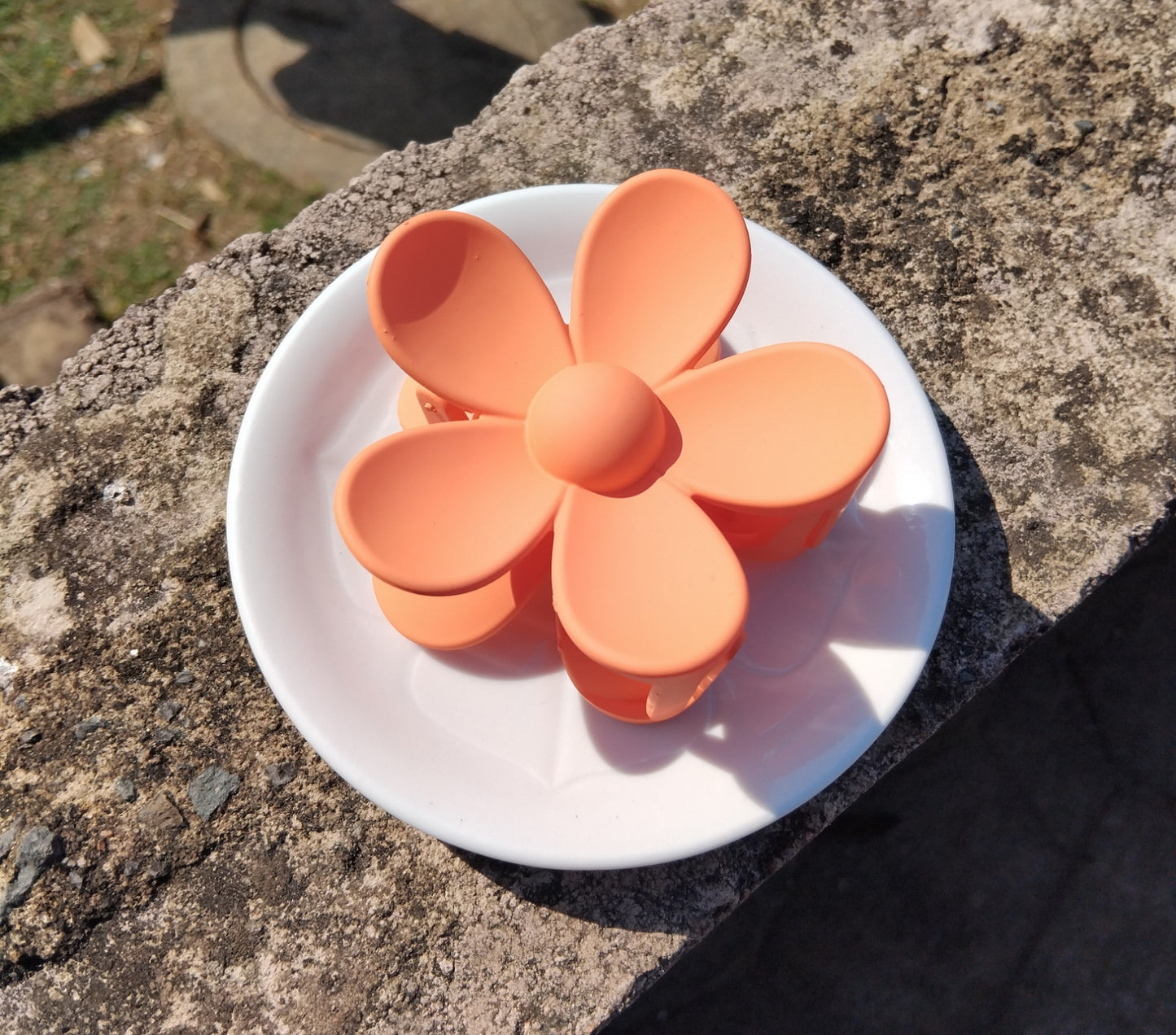 Large Flower Hair Claw Clips.