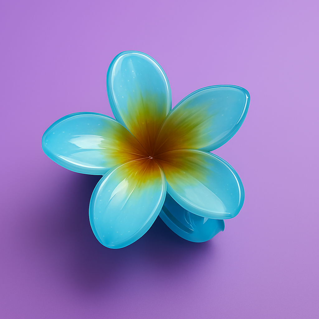 Medium Tropical Hair Claw Clips.