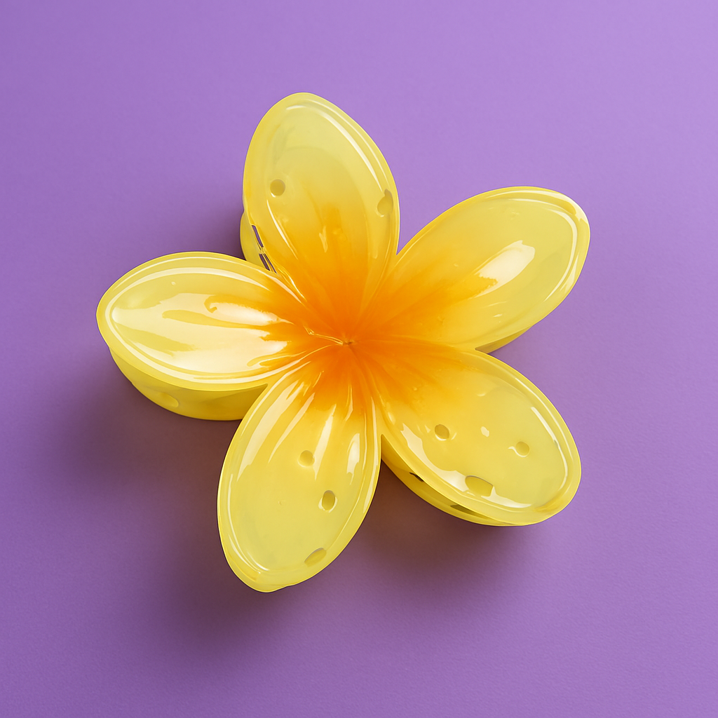 Medium Tropical Hair Claw Clips.